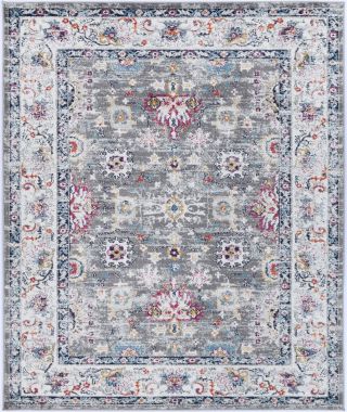 Alpine Grey Multi Traditional Rug