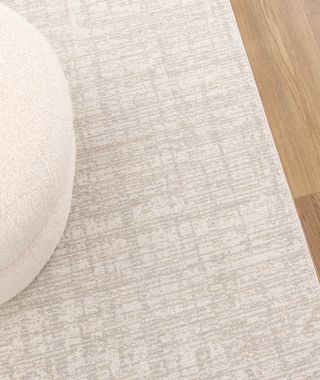Haven Distressed Lines Grey Beige Rug
